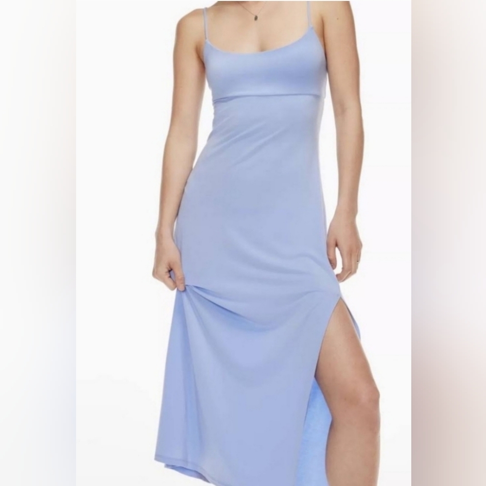 ARITIZIA Wilfred Dreamweaver Dress Midi Periwinkle Iris